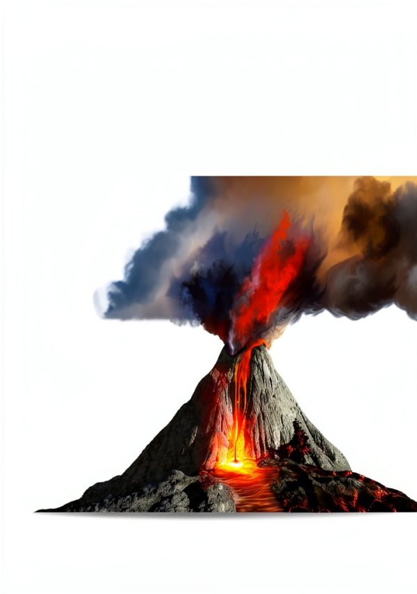 Earth Early Reader Books: Volcano Adventure for Kids-0