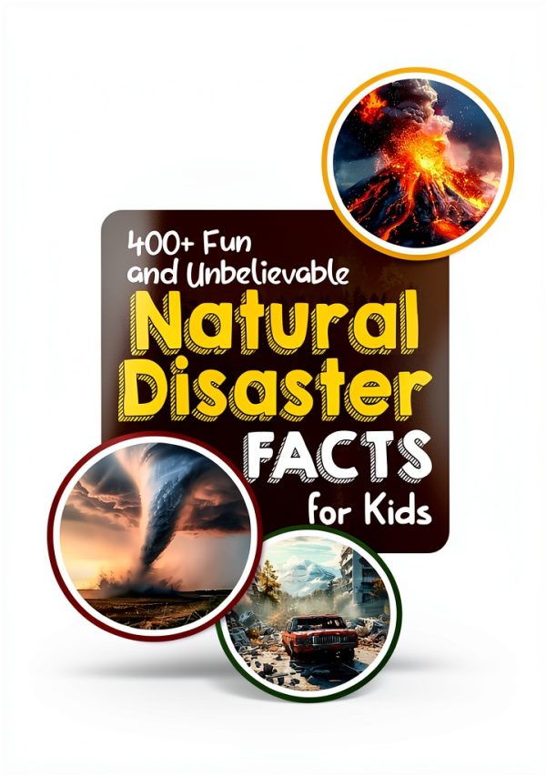 Earthquake and Volcano Books for Kids, Print Replica, English,-0