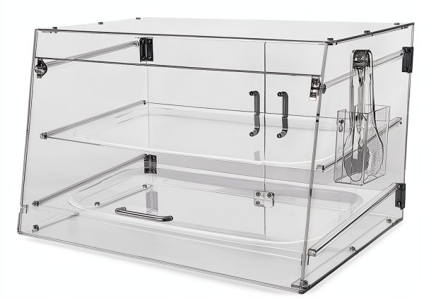 2 Tray Commercial Countertop Bakery Display Case Qmeeki Acrylic-7