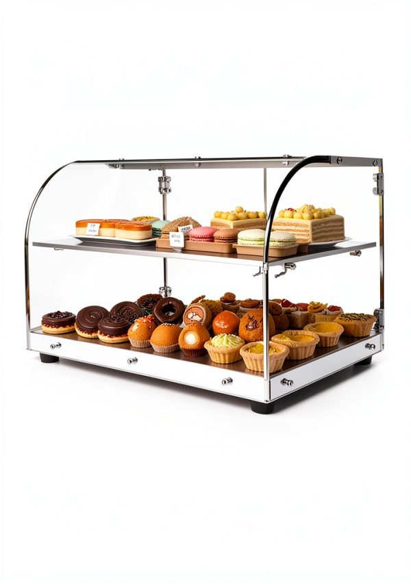 Pastry Display Case PYY 22" Acrylic Countertop with Steel Shelves-1
