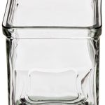 Cal-Mil Small Glass Jars 4" Square Clear 4" Height Countertop-0