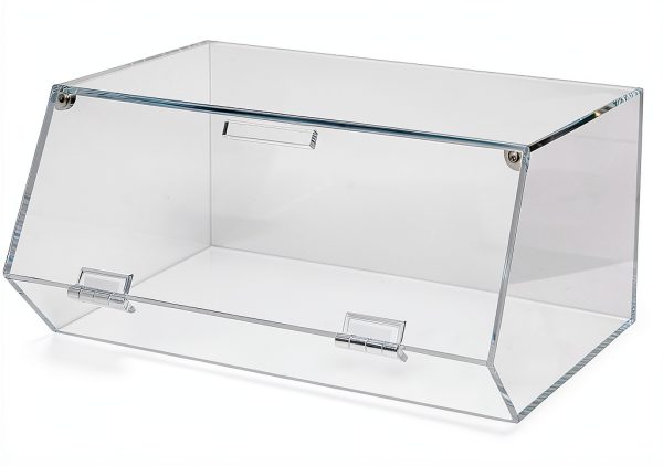 Acrylic Stackable Bakery Box KVMORZE Display Slip Mat 15x10x6in-6