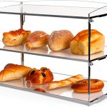 Acrylic Bakery Display Case 2‑Layer Cutora Transparent Capacity Shelf-0