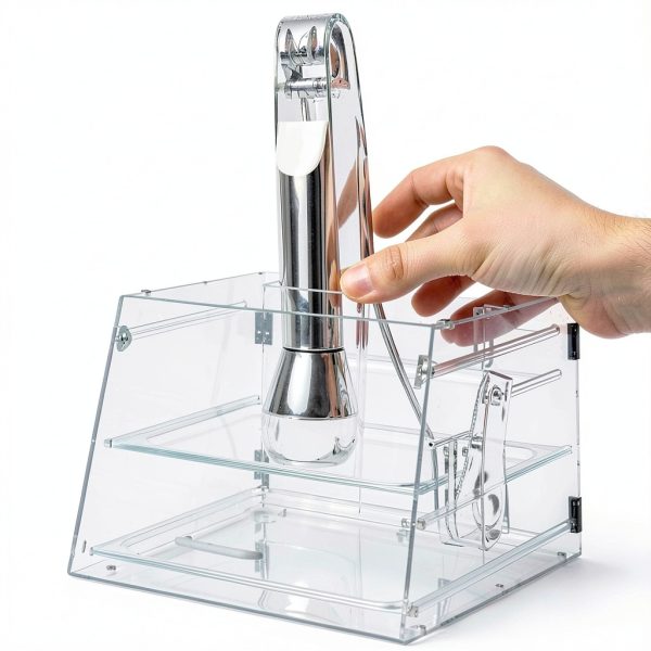 3 Tray Commercial Countertop Bakery Display Case Qmeeki Acrylic-3