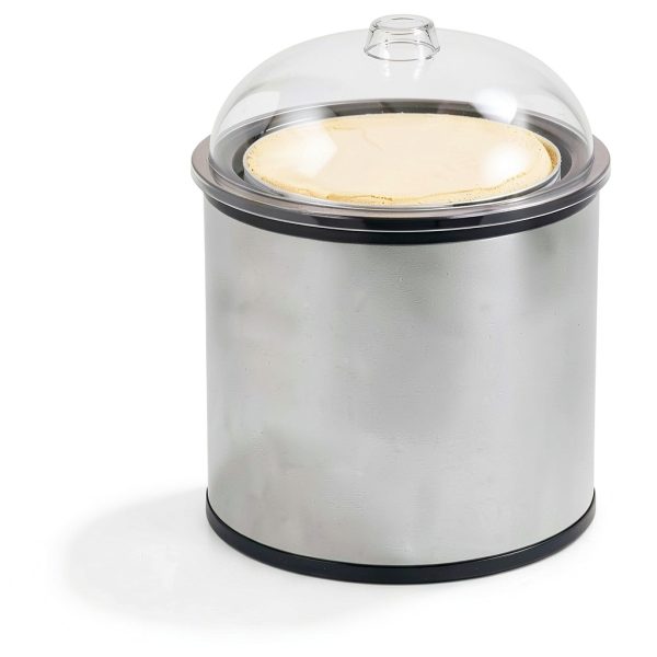 Carlisle FoodService Products Coldmaster Shroud, Ice Cream Server Decorative Cover for Kitchen, Restaurants, and Catering, Stainless Steel, 3 Gallons, Silver-1