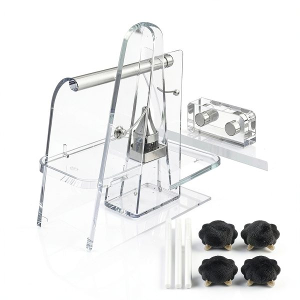 Alltanken 3-Tier Pastry Display Case with Bread Tong, Rear Door-4