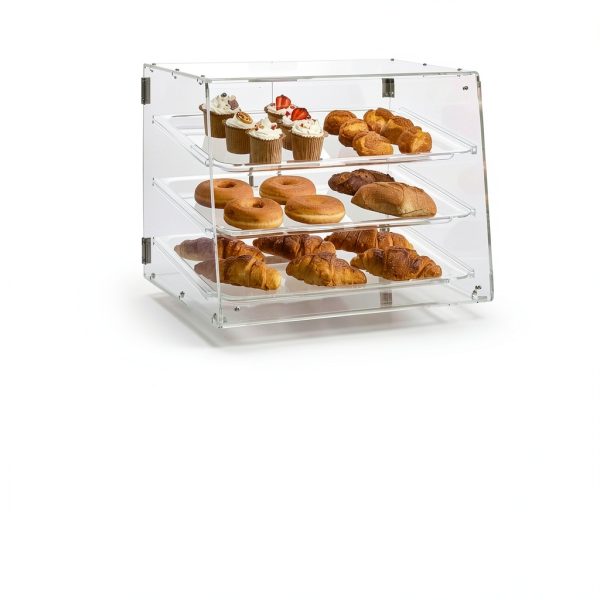 Pastry Display Case VEVOR 3‑Tier Countertop 20.7×17×16.3 Acrylic-6