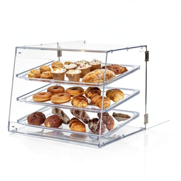 Pastry Display Case VEVOR 3‑Tier Countertop 20.7×17×16.3 Acrylic-7