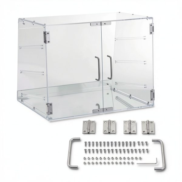Pastry Display Case VEVOR 3‑Tier Countertop 20.7×17×16.3 Acrylic-8
